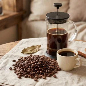 Arabica Brazylia Santos 100g — zdjęcie lifestyle