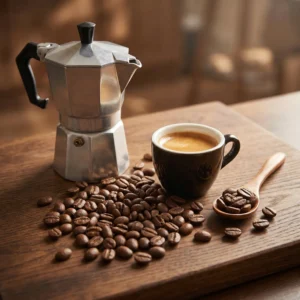 Arabica Kenia AA 100g — zdjęcie lifestyle
