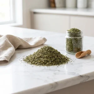 Herbata konopna kruszona 30g — zdjęcie lifestyle