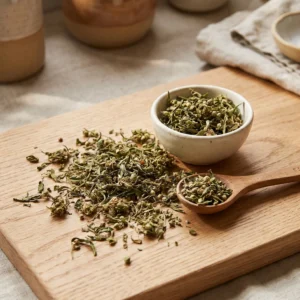 Herbata konopna liście plus kwiatostany 25g — zdjęcie lifestyle