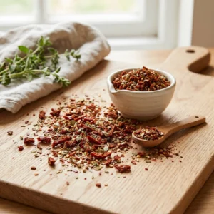 Pomidory z oregano i chilli — zdjęcie lifestyle